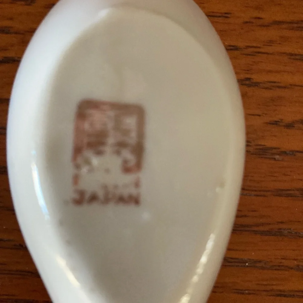 Vintage Chinese Porcelain Blue and White rice spoon & dragon painted spoon soup
